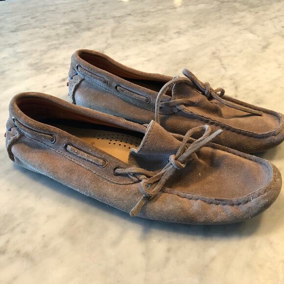 Brunello Cucinelli Gray Suede Driving Moc Loafer 8